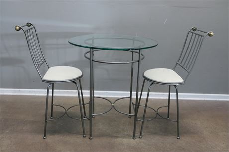 High Top Table with 2 chairs