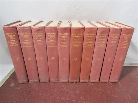 Rudyard Kipling Swastika 1-10 Collier Books Collection