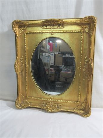 Vintage Gold Finished Gesso Mirror