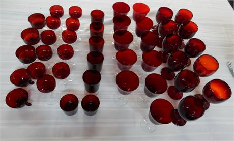 Ruby Red Glass and More