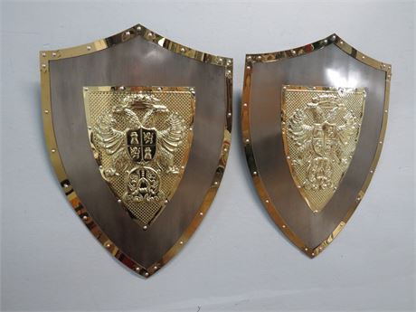 Metal Coat of Arms Shields Wall Art