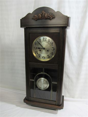 Vintage Fasco Wall Mount Pendulum Clock