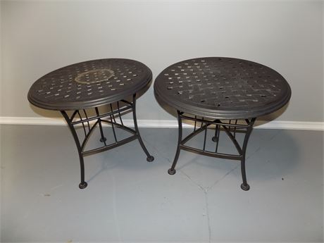 Round Patio End Tables