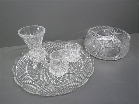 Crystal Tableware Lot