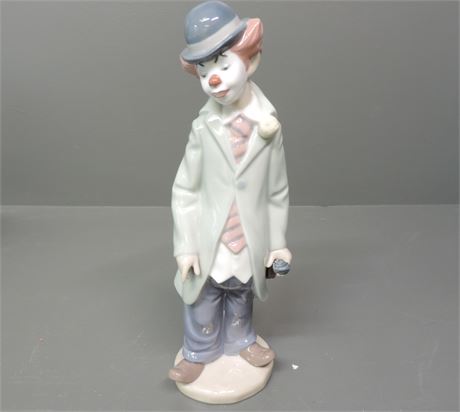 LLADRO 'Sam the Clown' Porcelain Figurine