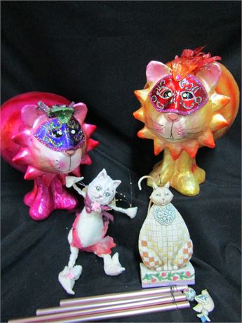 Mardi Gra Masked Cats