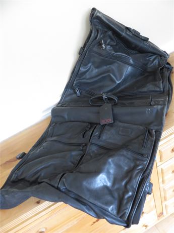 TUMI Leather Garment Bag