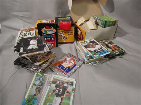 Sports Cards, New and Old Basketball, Baseball and Football