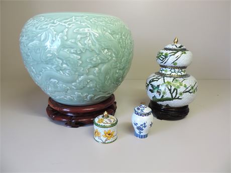 SHANGHAI MUSEUM Ceramic Vase / Enamel jars