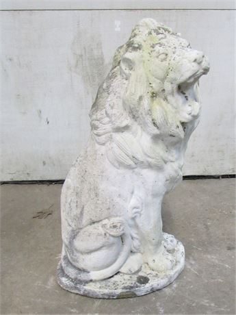 Concrete Statue - Sitting Lion