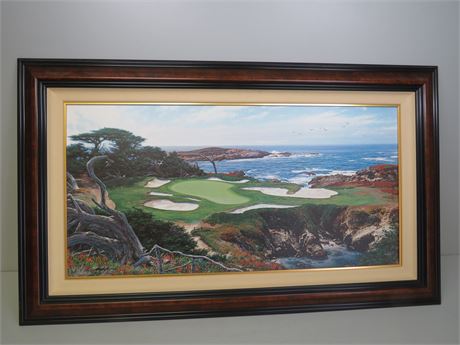 The 15th at Cypress Point by Larry Dyke - Pebble Beach California