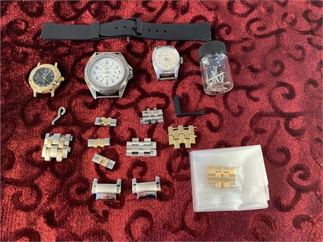 Lot of Watch Pieces and Repair