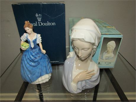 Royal Daulton and Lladro Figurines