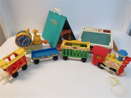 Vintage Fisher-Price Toy Lot