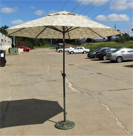 Patio Umbrella with Umbrella Stand