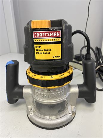 Transitional Design Online Auctions - Craftsman Router