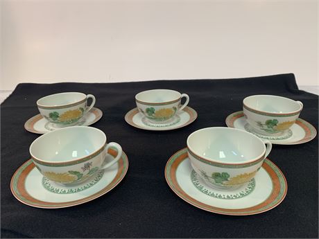Haviland Limoges cups and saucers