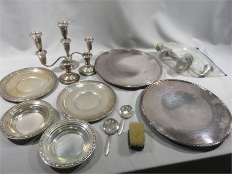 REED & BARTON Sterling and Silverplate Assorted Lot
