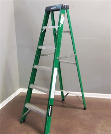 Husky Six Foot Fiberglass Ladder