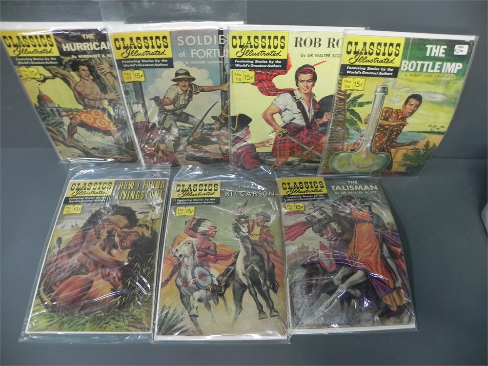 Transitional Design Online Auctions - Classics Illustrated Comic Books ...