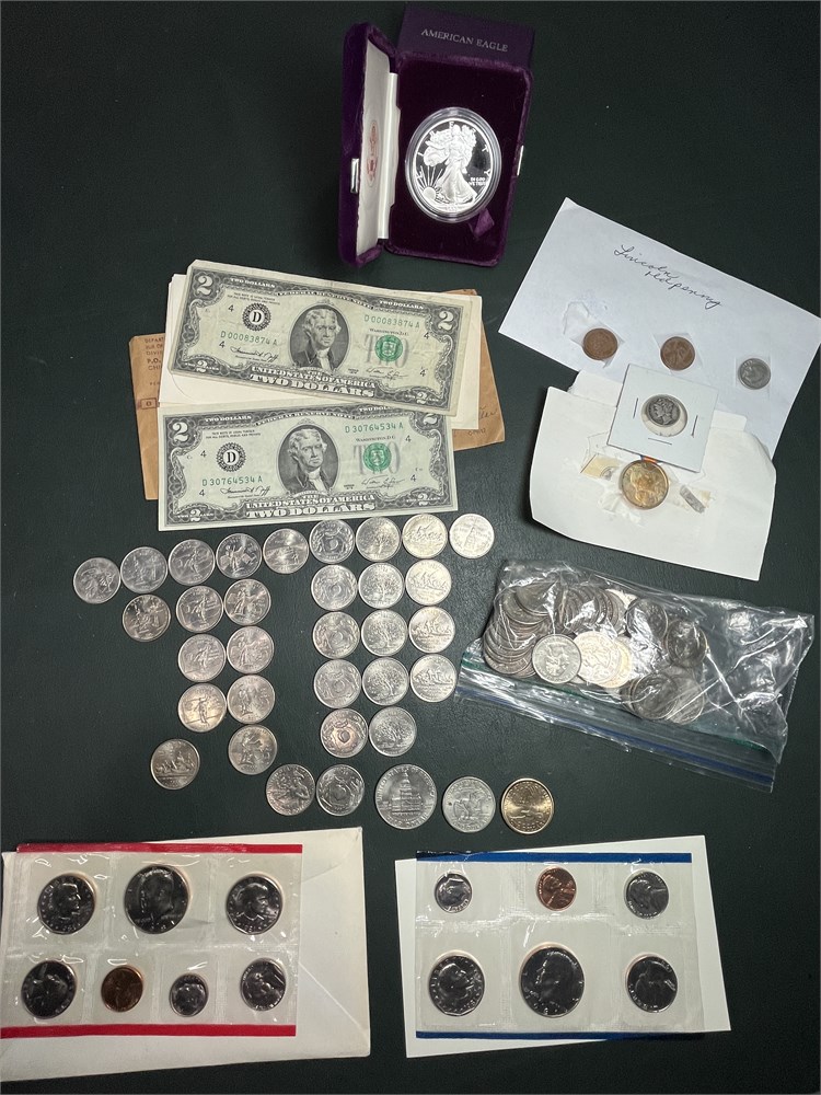 Money Auction Transitional Design Online Auctions - U.S. Coins / Paper Money