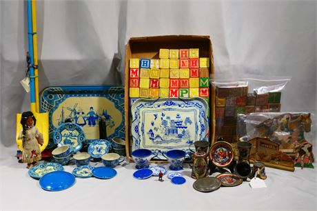 Early American Child's Toy Lot