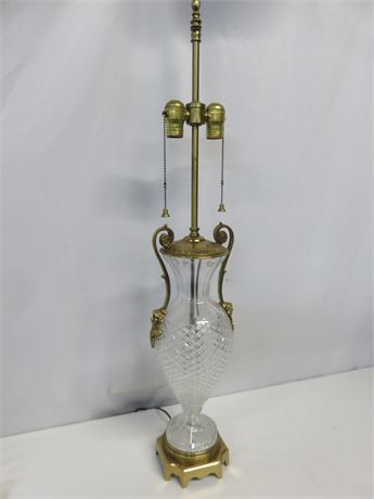 Glass Urn Table Lamp