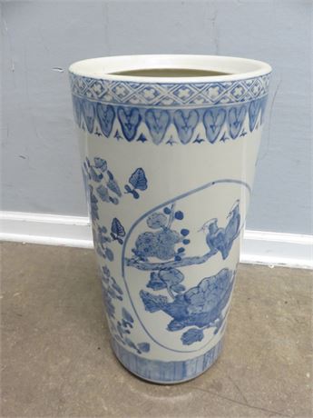 Asian Style Ceramic Floor Vase