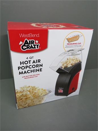 WEST BEND Air Crazy 4 Qt. Hot Air Popcorn Machine