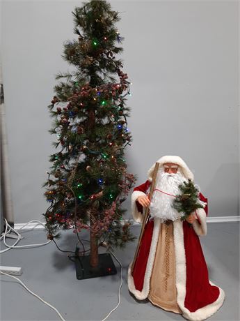 Father Christmas & Tree