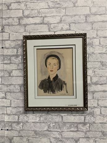 Wall Art Portrait of a Lady