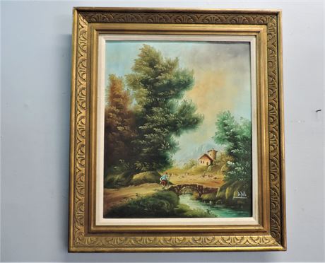 Signed Original DEBELLO Countryside Painting