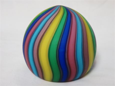 KB Creations Italy Art Glass Paperweight
