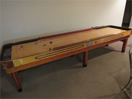 Vintage American Shuffleboard Table 12 ft.