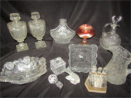 Crystal Cut and Pressed Glass Collection
