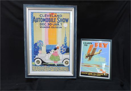 LEARN TO FLY Ad / CLEVELAND AUTOMOBILE SHOW
