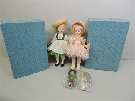 Set of Madame Alexander Dolls / Original Boxes