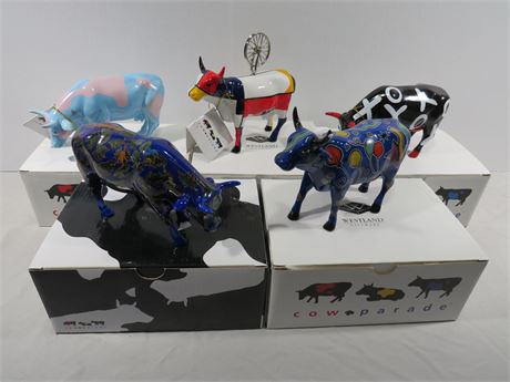 COW PARADE Porcelain Figurine Lot