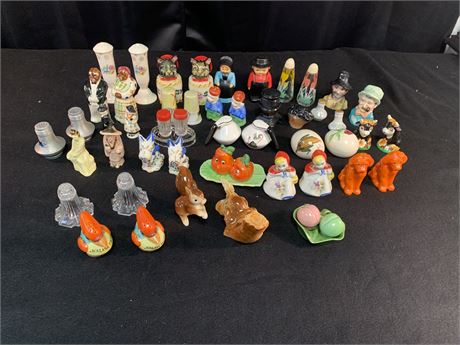 Collectible  lot of Vintage Salt and Peppers