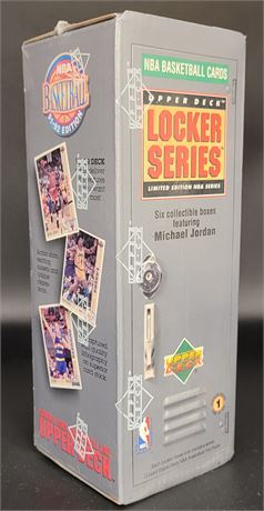 1991-92 UPPER DECK BASKETBALL FACTORY SEALED MICHAEL JORDAN LOCKER ROOM BOX