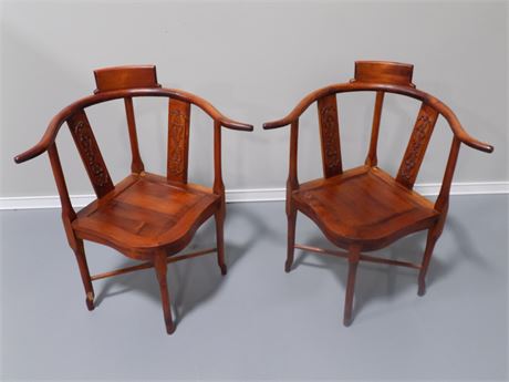 Burl Corner Chairs