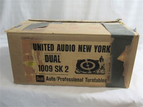 Vintage Dual Turntable - United Audio Dual 1009SK2 Auto/Professional w/Box