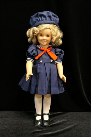 Danbury Mint Shirley Temple Dress Up Doll/ Clothes Wearing Poor Little Rich Girl