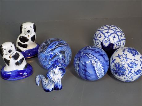 Cobalt Blue Porcelain Collection