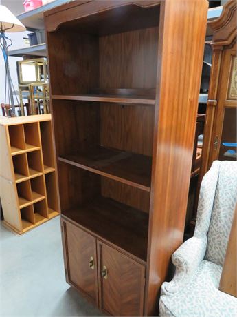 Lighted Bookcase Cabinet