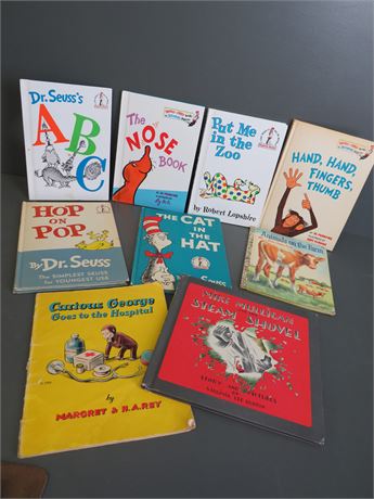 Vintage Children's Book Lot w/Dr. Seuss Favorites