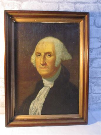 Historic Reproduction George Washington Canvis Painting