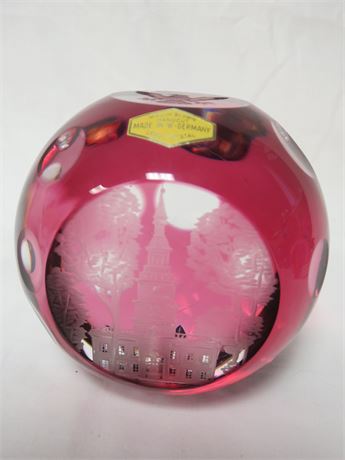 1971 Royale Lead Crystal Paperweight (W. Germany)