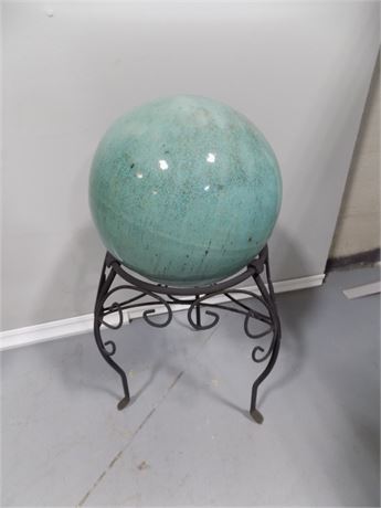 Garden Sphere Ornamental & Stand