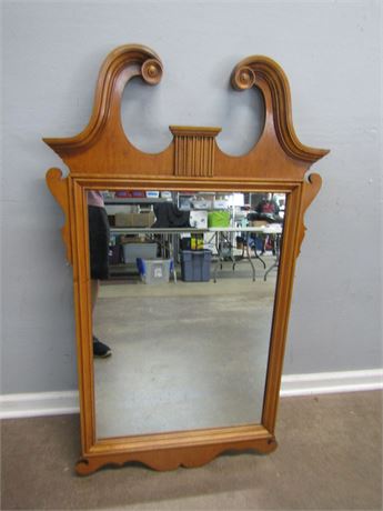 Mid -Century Rare Large "Kling Furniture" Hanging Mirror